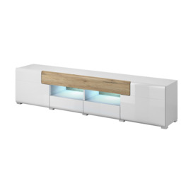 Toledo 40 TV Cabinet 208cm - Oak San Remo 208cm