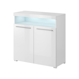 India 45 Highboard Cabinet 91cm - 91cm White