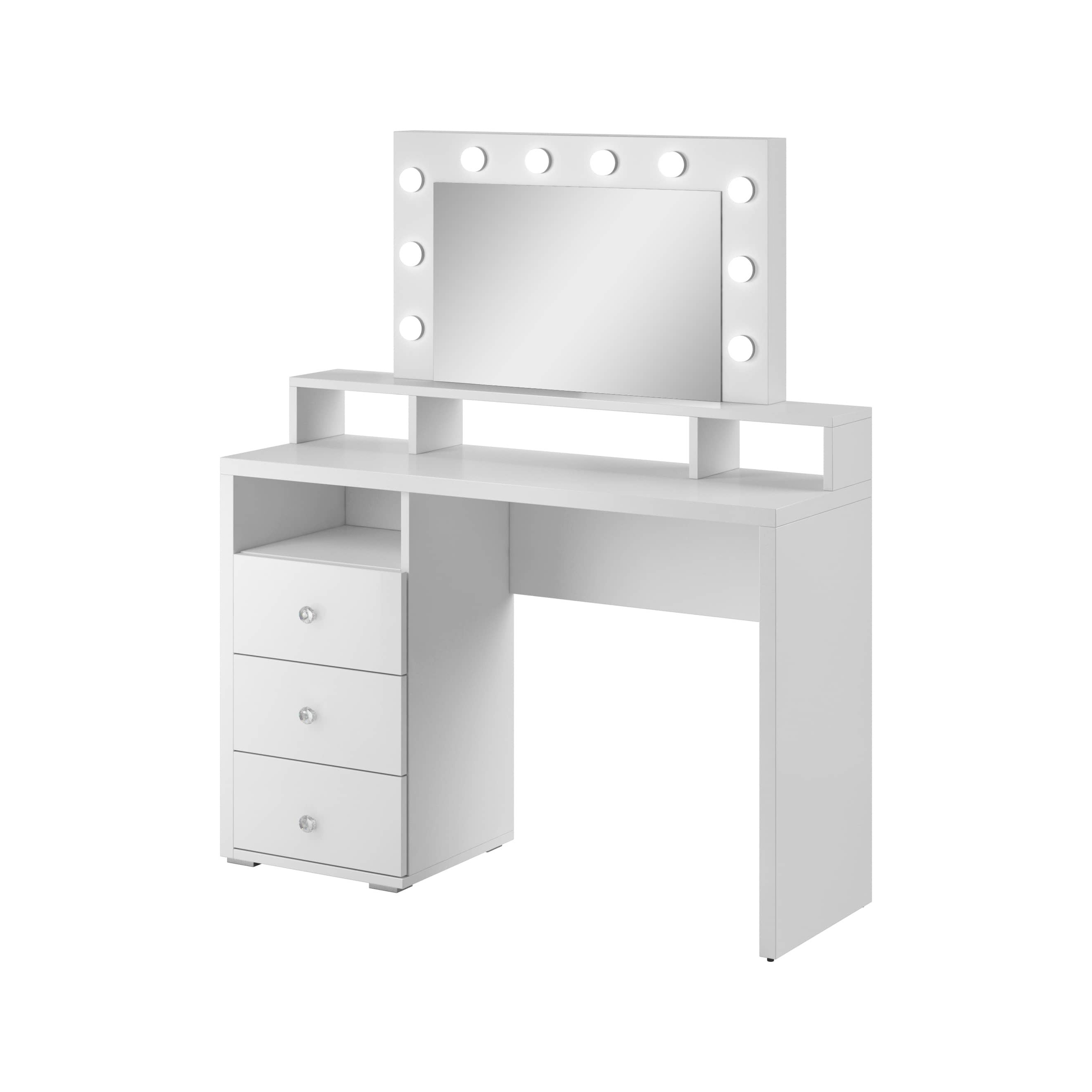 Diva 49 Dressing Table 120cm - White 120cm - image 1