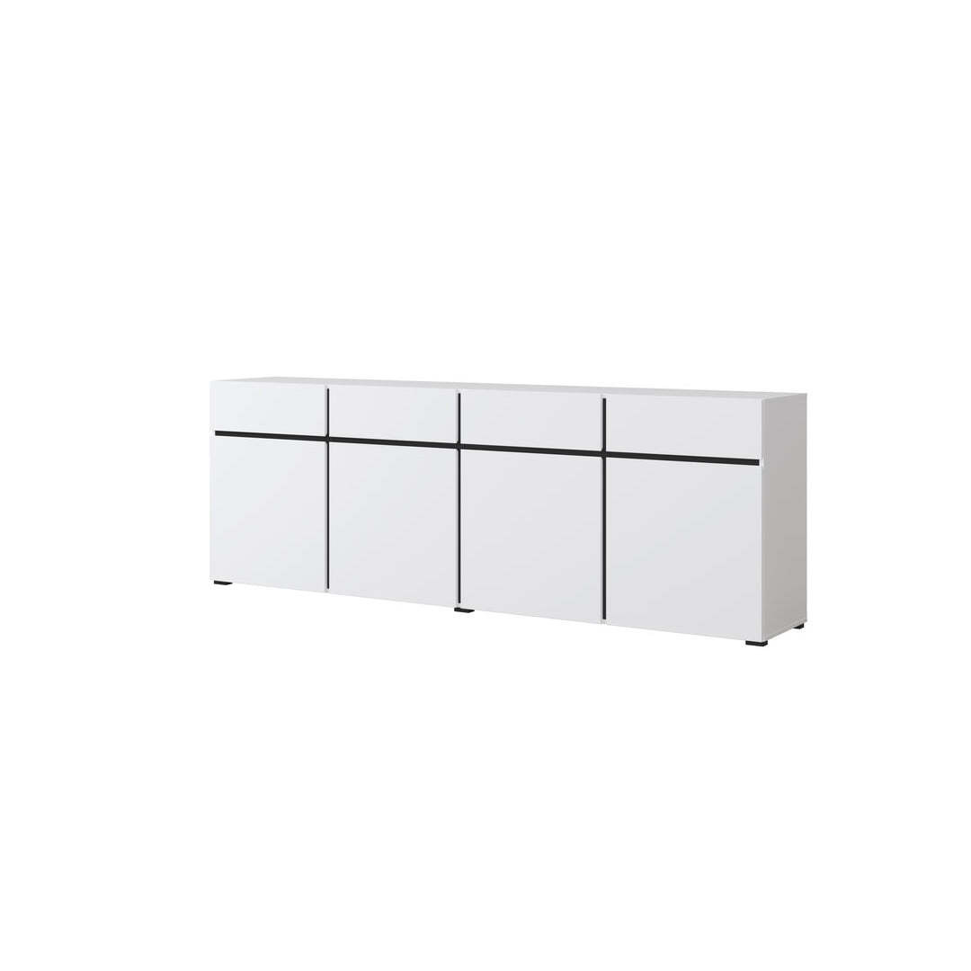Kross 25 Sideboard Cabinet 225cm - White 225cm - image 1