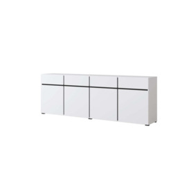 Kross 25 Sideboard Cabinet 225cm - White 225cm