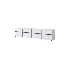 Kross 40 TV Cabinet 225cm - White 225cm - thumbnail 1