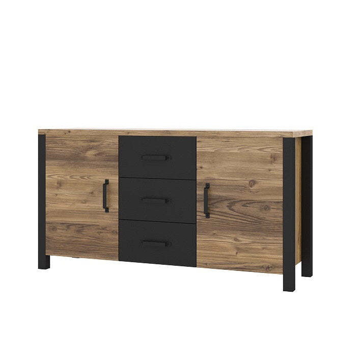 Olin 26 Sideboard Cabinet 147cm - 147cm Appenzeller Fichte Oak - image 1