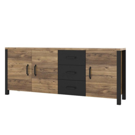 Olin 47 Sideboard Cabinet 192cm - 192cm Appenzeller Fichte Oak - thumbnail 1