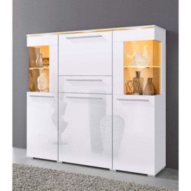 India 46 Display Cabinet 130cm - 130cm Schiefer - thumbnail 3