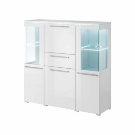 India 46 Display Cabinet 130cm - 130cm Schiefer - thumbnail 2