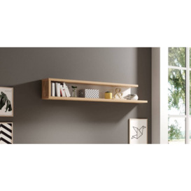 Sintra 02 Wall Shelf 160cm - Oak Sandal 160cm - thumbnail 2