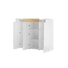 Toledo 76 Sideboard Cabinet 147cm - Grey Gloss 147cm - thumbnail 2