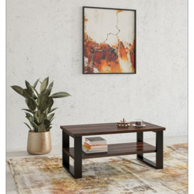 Halle 99 Coffee Table 110cm - Oak Wotan 110cm - thumbnail 3