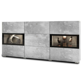Baros 26 - Sideboard Cabinet 132cm - Concrete Grey 132cm