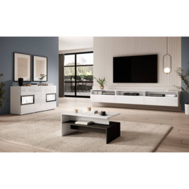 Baros 40 TV Cabinet 270cm - Concrete Grey 270cm - thumbnail 3