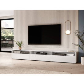 Baros 40 TV Cabinet 270cm - Concrete Grey 270cm - thumbnail 2