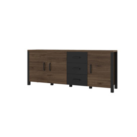 Olin 47 Sideboard Cabinet 192cm - 192cm Oak Okapi - thumbnail 1
