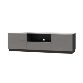 Helio 40 TV Cabinet 180cm - Grey Glass 180cm