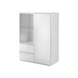 Helio 44 Display Cabinet 100cm - Grey Glass 100cm - thumbnail 2