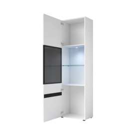 Hektor 05 Display Cabinet 60cm - Grey Gloss 60cm - thumbnail 3
