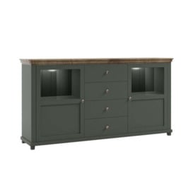 Evora 25 Sideboard Cabinet 181cm - Oak Lefkas 181cm - thumbnail 1