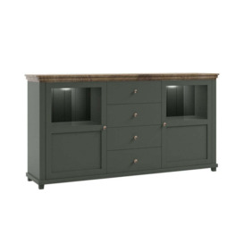 Evora 25 Sideboard Cabinet 181cm - Oak Lefkas 181cm