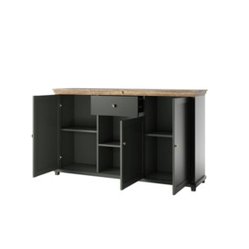 Evora 47 Sideboard Cabinet 160cm - 160cm Oak Lefkas - thumbnail 2