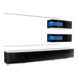 "Sonic Entertainment Unit For TVs Up To 65"" - Black Gloss 280cm"