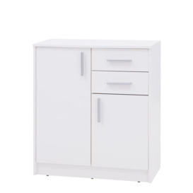Opti 44 Sideboard Cabinet 74cm - White 74cm - thumbnail 1