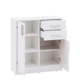 Opti 44 Sideboard Cabinet 74cm - White 74cm - thumbnail 2