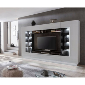 Sensis Entertainment Unit For TVs Up To 65” - White Gloss 275cm