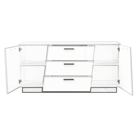 Emira 84 Sideboard Cabinet 160cm - Black 160cm - thumbnail 2