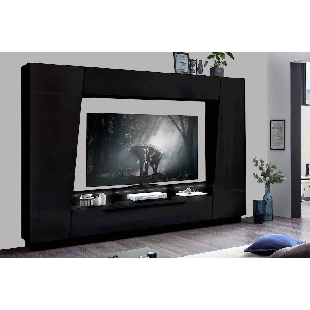 "Emira Entertainment Unit For TVs Up To 75"" - Black 275cm" - image 1