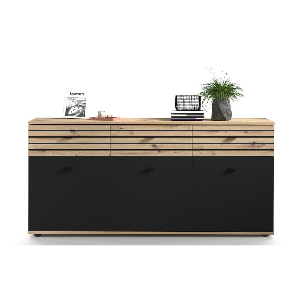 Solea 84 Sideboard Cabinet 168cm - Oak Artisan 168cm - image 1