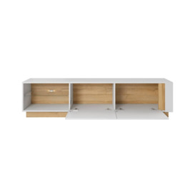 Arco TV Cabinet 188cm - White 188cm - thumbnail 3