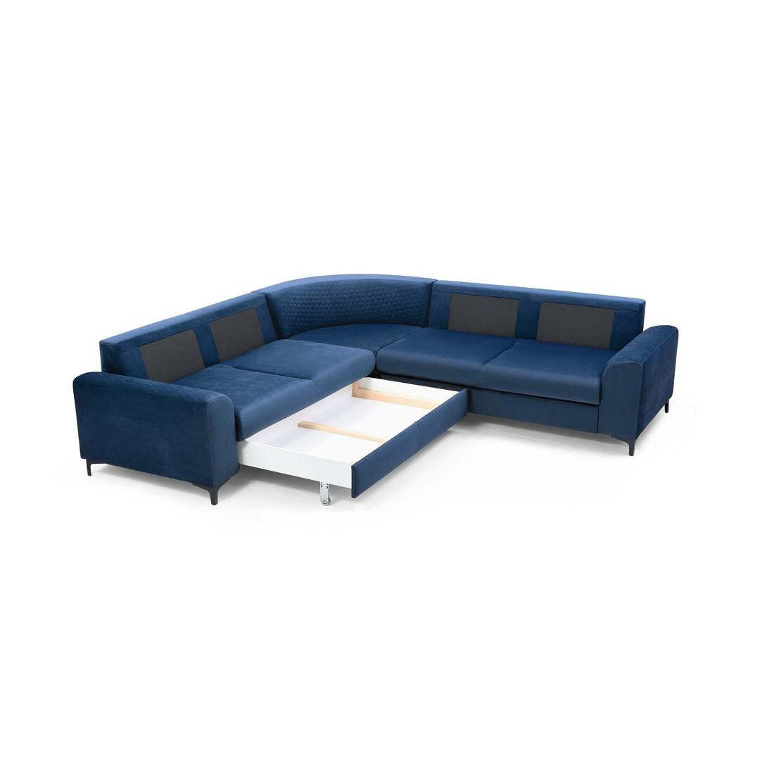 Corner Sofa Bed Aspen - 225cm 225cm Left - image 1