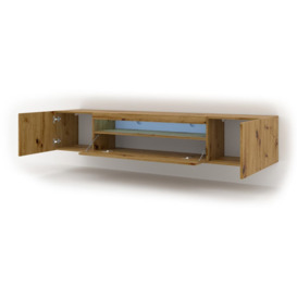 Aura TV Cabinet 200cm - Oak Artisan 200cm - thumbnail 2