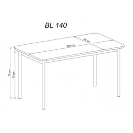 Basic Dining Table 140cm - Jackson Hickory 140cm No - thumbnail 3