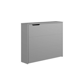 Work Concept Convertible Hidden Desk With Storage - Left Grey Matt 115cm - thumbnail 2