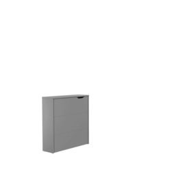 Work Concept Slim Convertible Hidden Desk 90cm - Grey Right 90cm - thumbnail 3