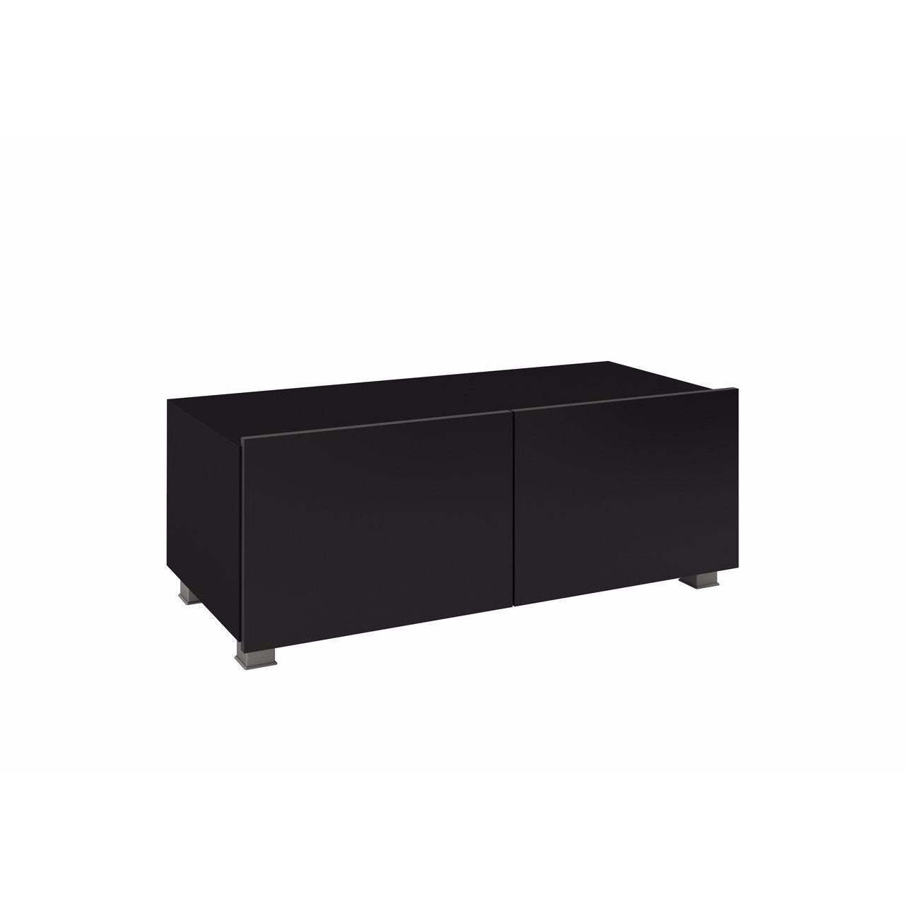 Calabrini TV Cabinet 100cm - Black Gloss 100cm - image 1