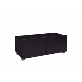 Calabrini TV Cabinet 100cm - Black Gloss 100cm - thumbnail 1