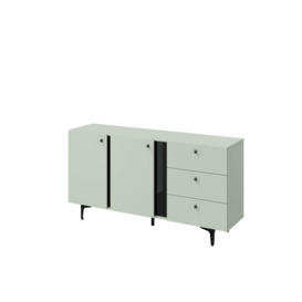 Milano Sideboard Cabinet 160cm - Sage Green 160cm - thumbnail 1