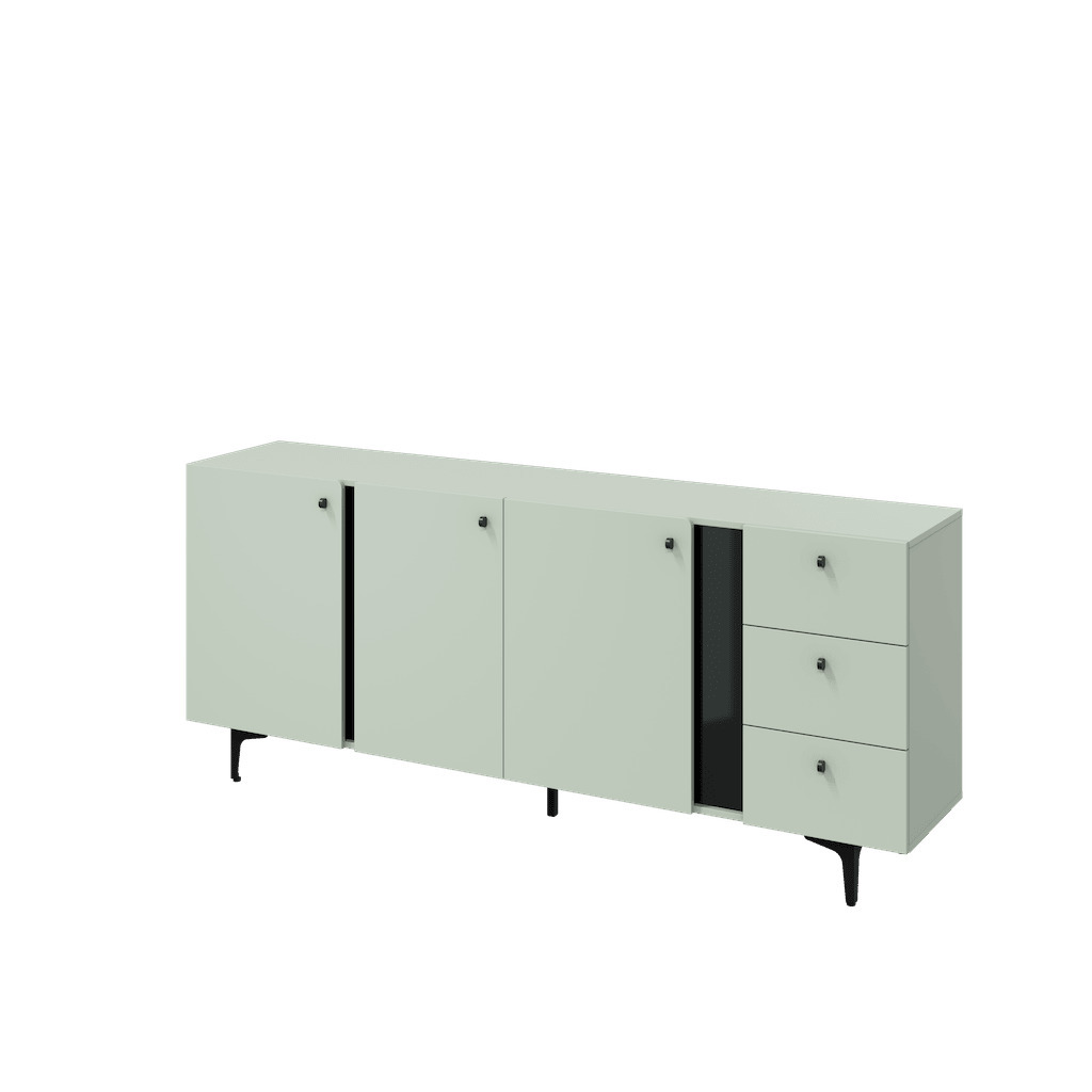 Milano Sideboard Cabinet 200cm - Sage Green 200cm - image 1