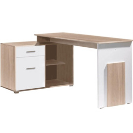 Como 60 Corner Desk 110cm - Oak Sonoma 110cm - thumbnail 1