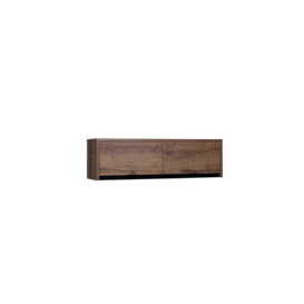 Denver 14 Wall Hung Cabinet 120cm - White Oak / White Gloss 120cm - thumbnail 2