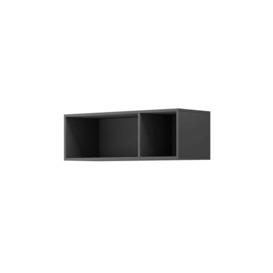 Leddy metal wall shelf black So'home