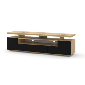 Eva TV Cabinet 180cm - Black 180cm