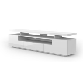 Eva TV Cabinet 195cm - White 195cm