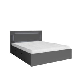 Fino 50 Divan Bed [EU Double] - Graphite 140 x 200cm