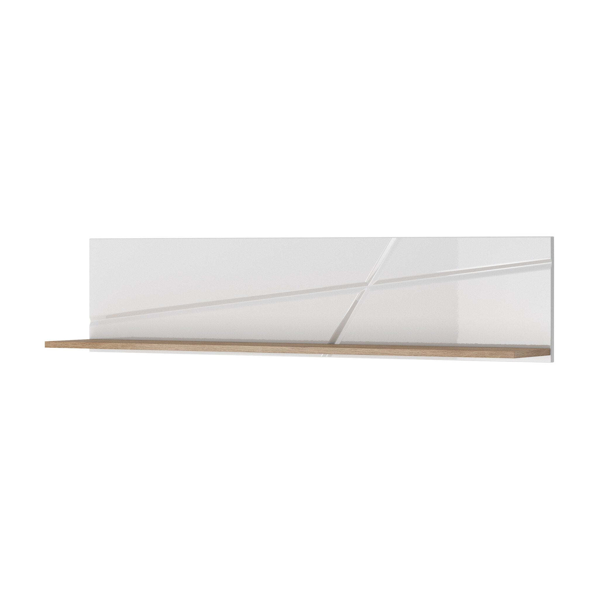 Futura FU-04 Wall Shelf 130cm - White Gloss 130cm - image 1
