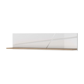 Futura FU-04 Wall Shelf 130cm - White Gloss 130cm - thumbnail 1