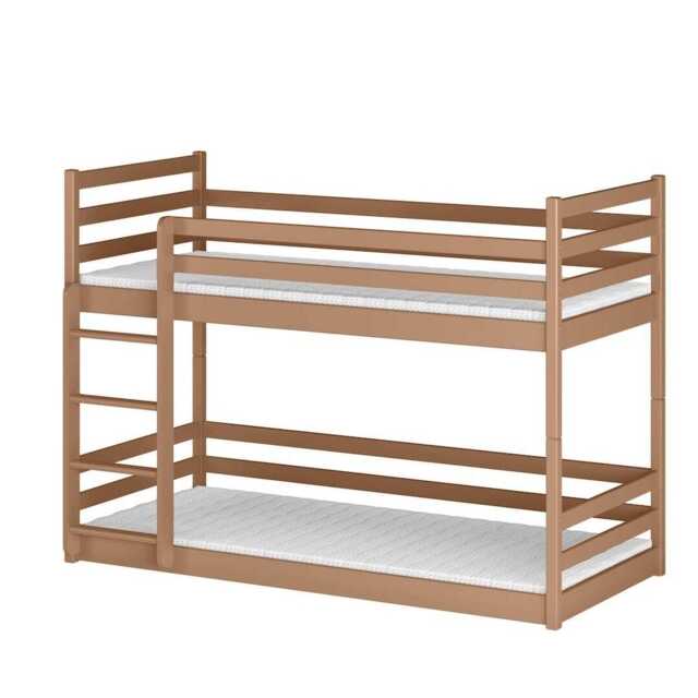 Wooden Bunk Bed Mini - Cinnamon Foam/Bonnell Mattresses - image 1