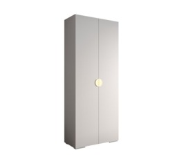 Inova IV Hinged Door Wardrobe 100cm - Black 100cm - thumbnail 3